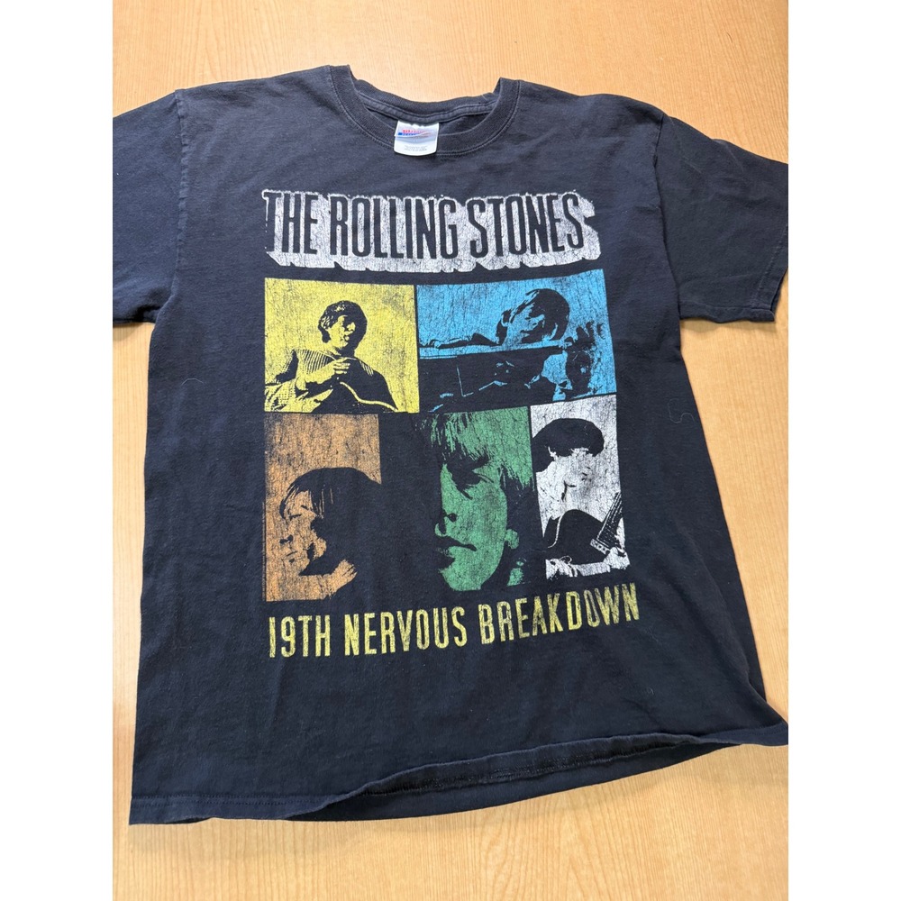 Vintage Rolling Stones 19th Nervous Breakdown Graphic T-Shirt Hanes  Black M